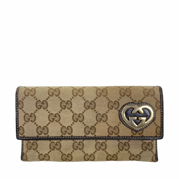 Gucci Handbags - Gucci long wallet Brown Canvas